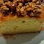 Budin de naranja con baño de toffi y frutos secos
